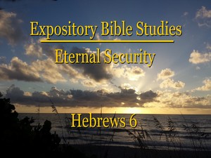 HEBREWS 6 ETERNAL SECURITY