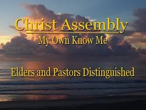 Elders and Pastors Distinguished